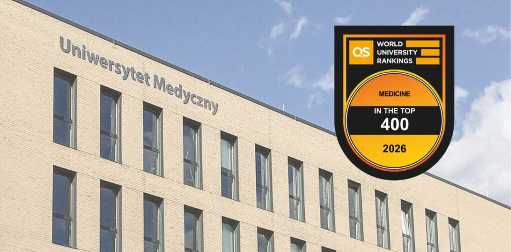 Uniwersytet Medyczny we Wrocławiu w rankingu QS 2026. Wysoka pozycja dzięki globalnemu wpływowi badań