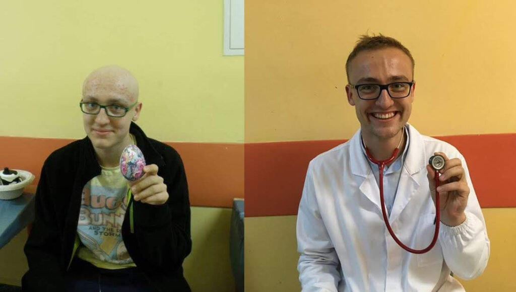 Chorował na chłoniaka Hodgkina – dziś sam jest lekarzem