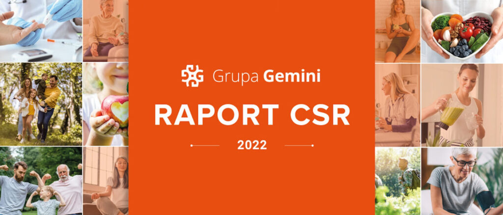 Zdrowie w centrum działań Gemini. Raport CSR za 2022 rok