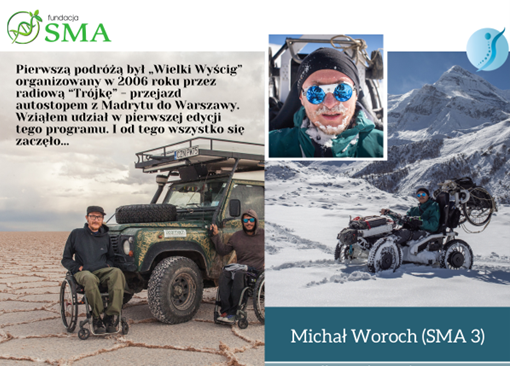 Mongolia, Indie, Spitsbergen, Himalaje… Michał Woroch – człowiek, który zdobywa świat mimo ciężkiej choroby SMA