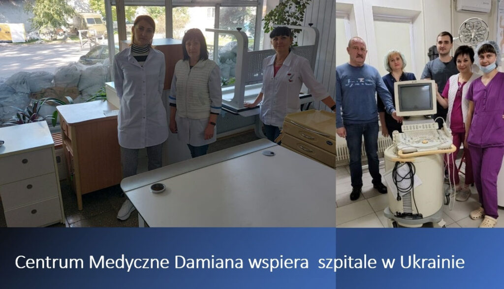 Centrum Medyczne Damiana ze stałym wsparciem dla Ukrainy