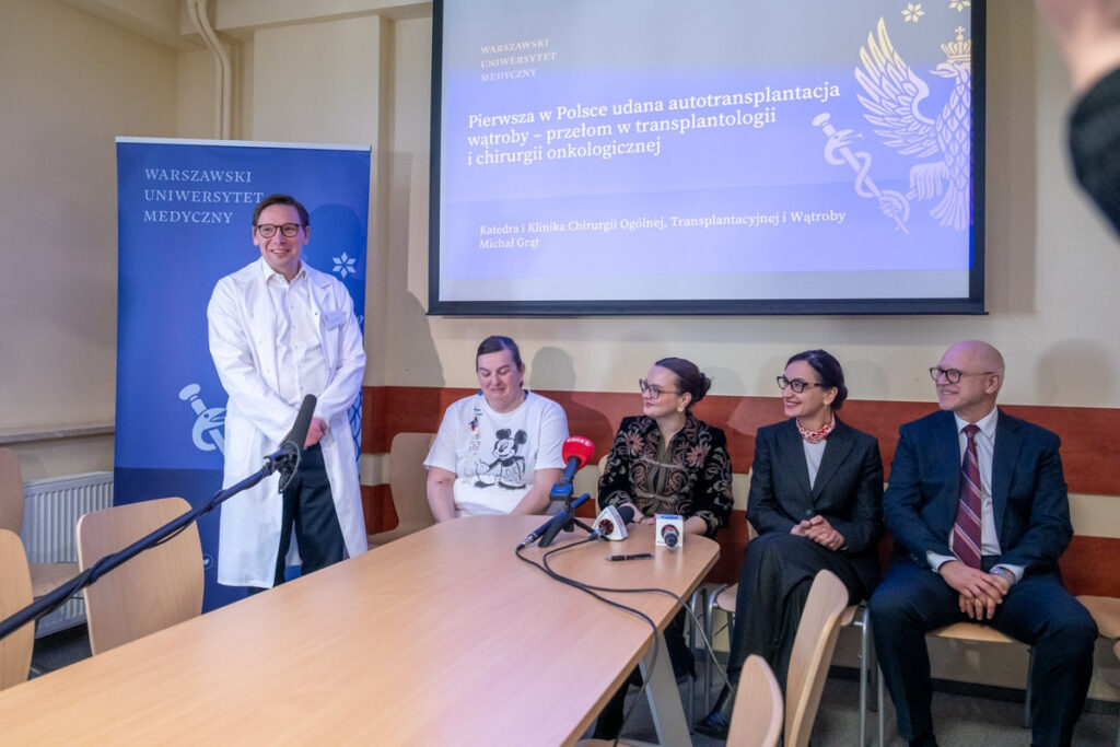 Pierwsza w Polsce operacja usunięcia guza wątroby metodą autotransplantacji