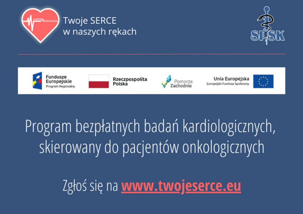 Zadbaj o serce podczas leczenia onkologicznego. Nabór do programu „Twoje serce w naszych rękach” w Szczecinie