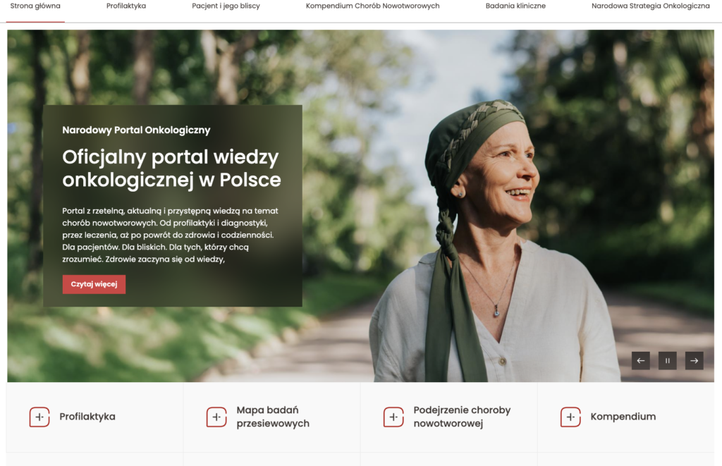 Narodowy Portal Onkologiczny już działa – nowoczesne wsparcie informacyjne dla pacjentów i ich bliskich